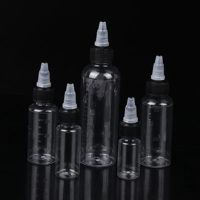 Refillable Squeeze Bottles Twist Cap & Graduated Scale | 10–100ml