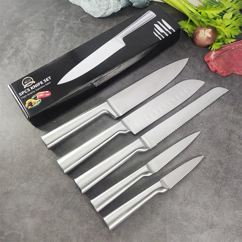 5-Piece Japanese Chef Knife Set | Stainless Steel Kitchen Knives