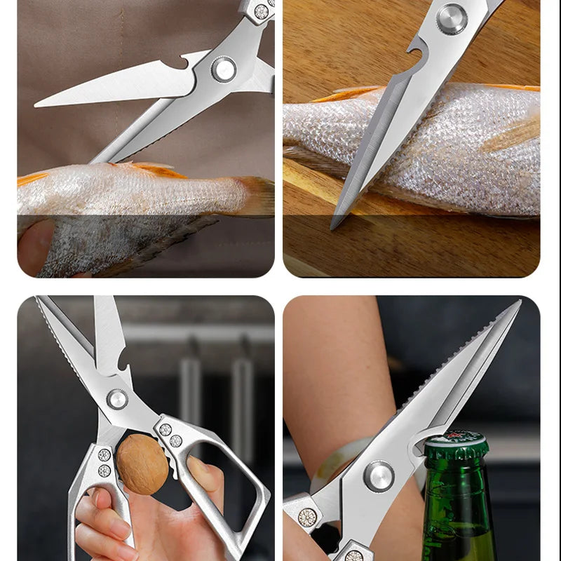 Heavy-Duty Kitchen Shears | Stainless Steel Poultry Scissors