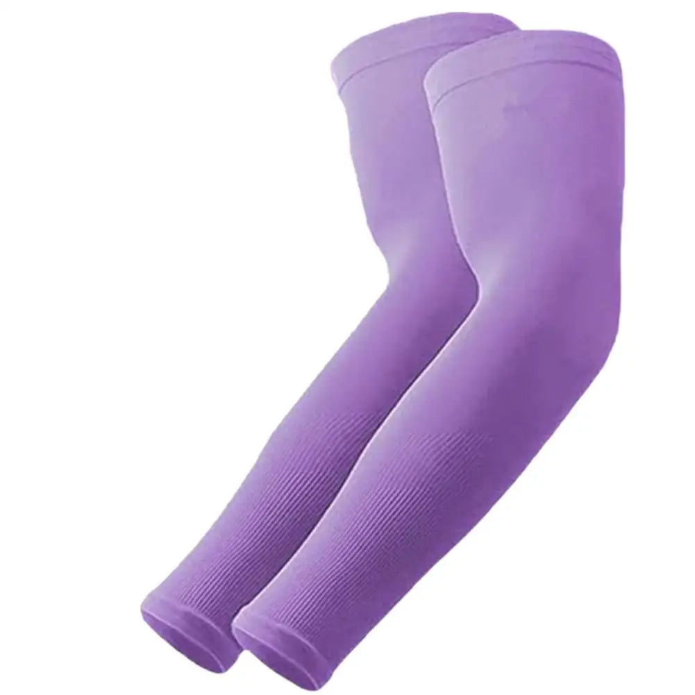 UPF 50+ Sports Arm Sleeves – UV Sun Protection for Outdoors