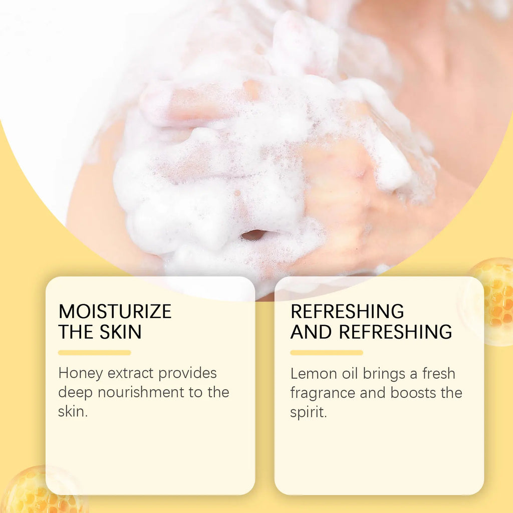 Lemon Exfoliating Shower Soap – Oil Control & Deep Cleansing