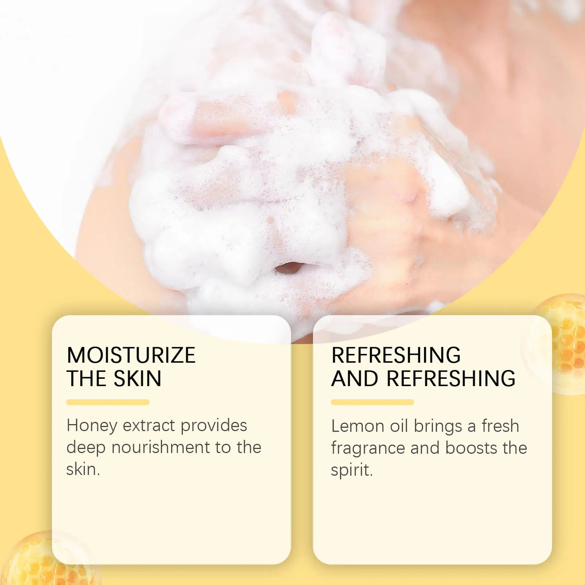Lemon Exfoliating Shower Soap – Oil Control & Deep Cleansing