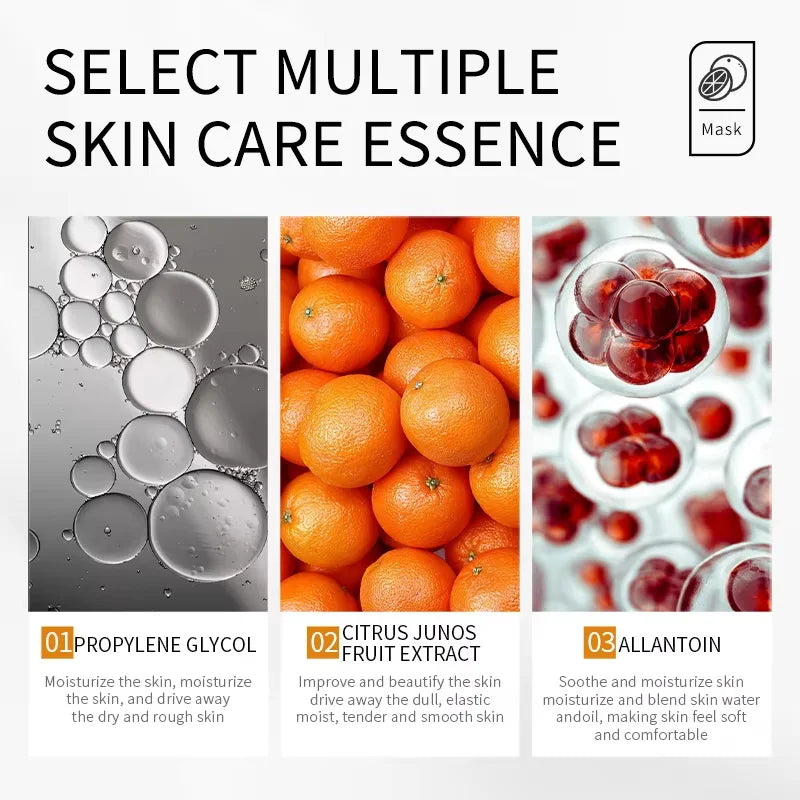 SADOER Vitamin C Brightening Face Mask – Pore & Glow Boost