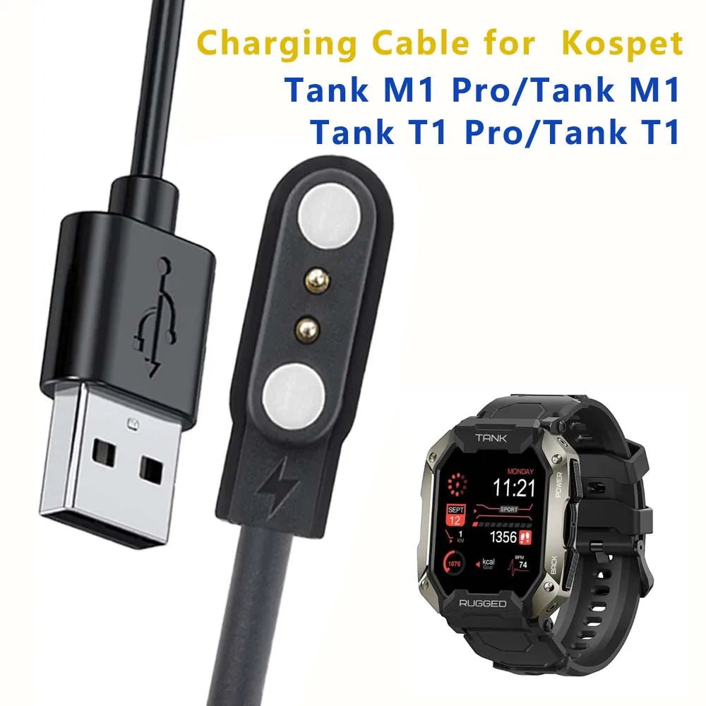2-Pin Magnetic Charging Cable for Smart Watch & Bracelet