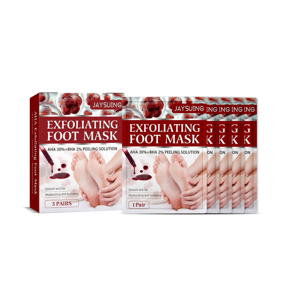 AHA Exfoliating Foot Mask – Dead Skin Removal & Moisturizing