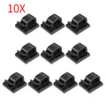 Self-Adhesive Cable Organizer Clips | Wire Management 1/10/30pk