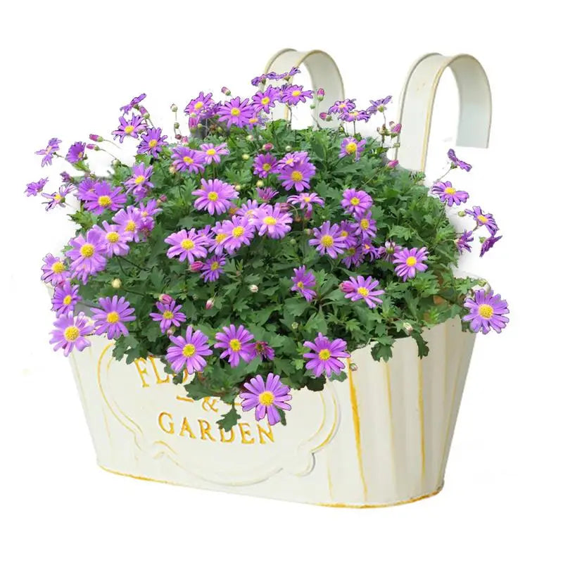 Metal Hangable Deck Planter Railing Countryside Window Flower Boxes