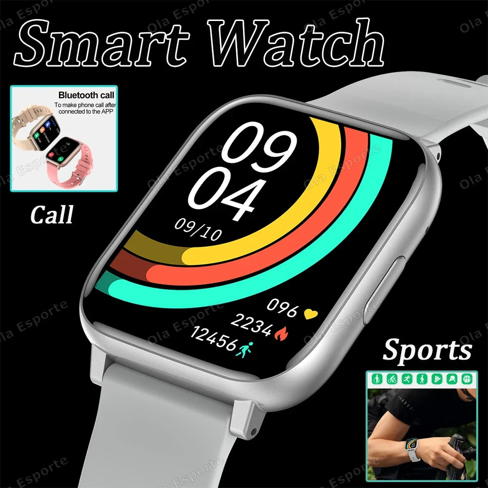 Ola Esporte 2025 Smart Watch | Bluetooth Call, Fitness Tracker