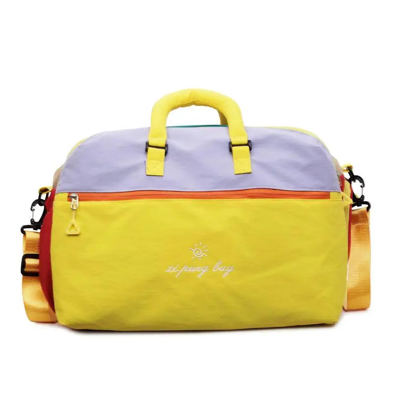 Large Colorful Waterproof Duffel Bag for Travel & Gym