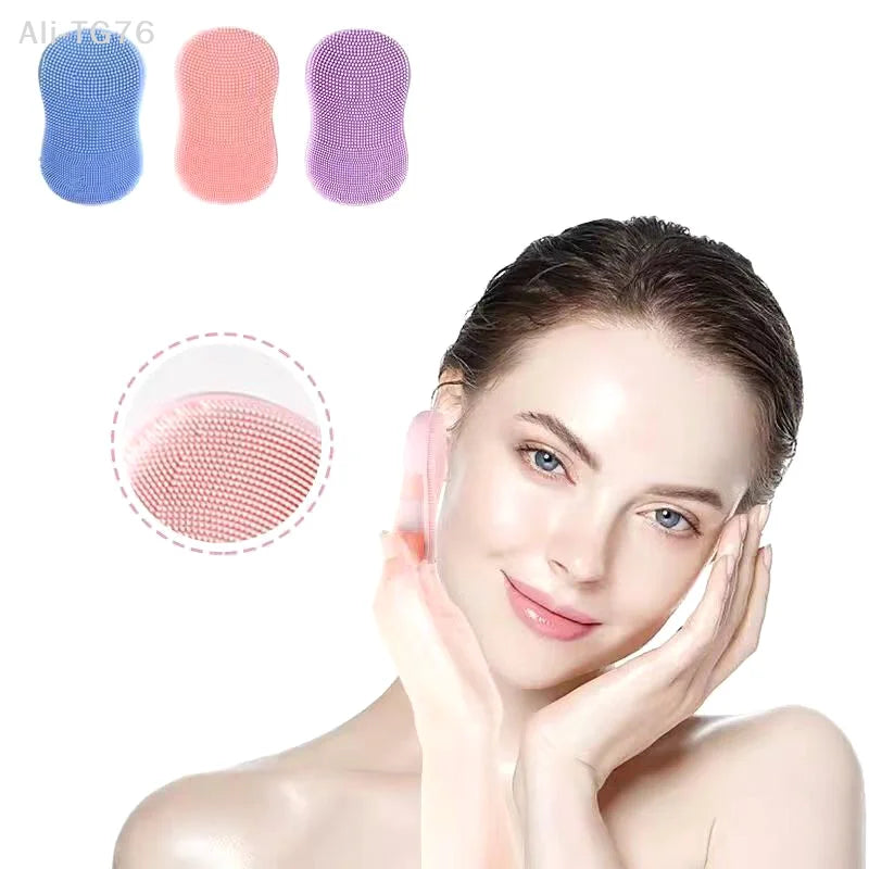 Silicone Face Cleansing Brush & Soft Exfoliator Facial Massager