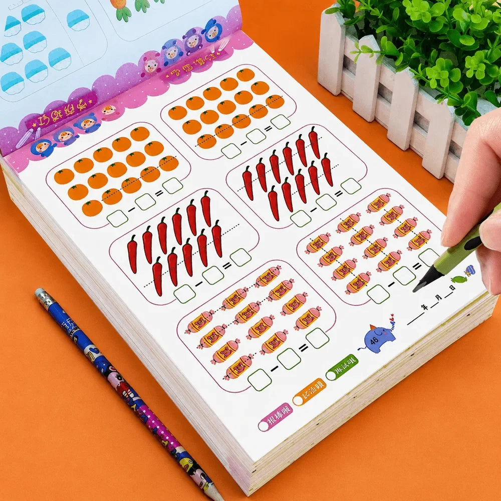 Preschool Math Workbook Addition Subtraction Within 20 78 Pages Kids
