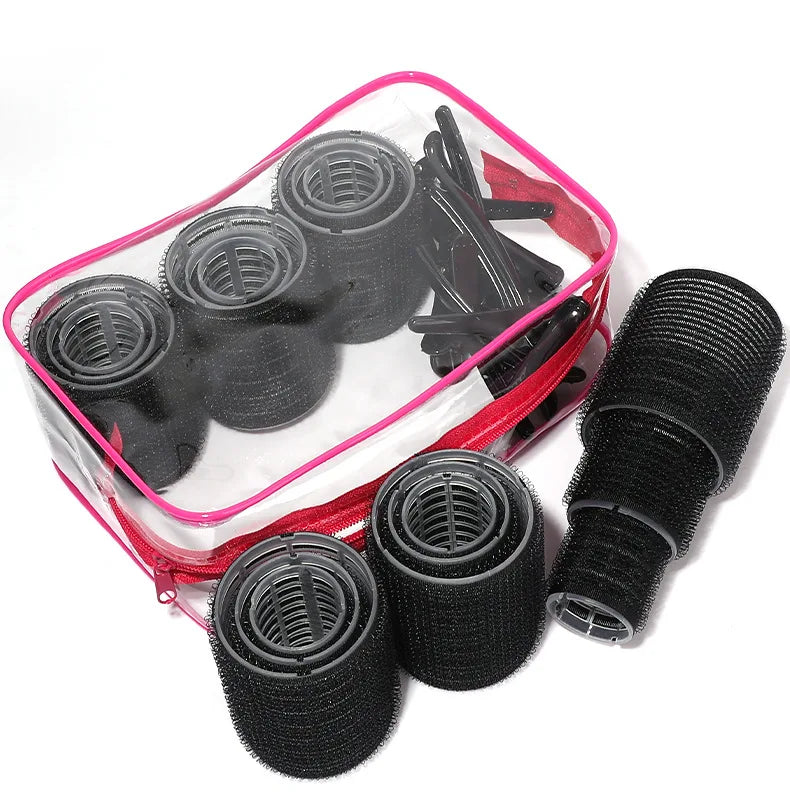 30-Piece Heatless Hair Curling Rollers Set – DIY Styling