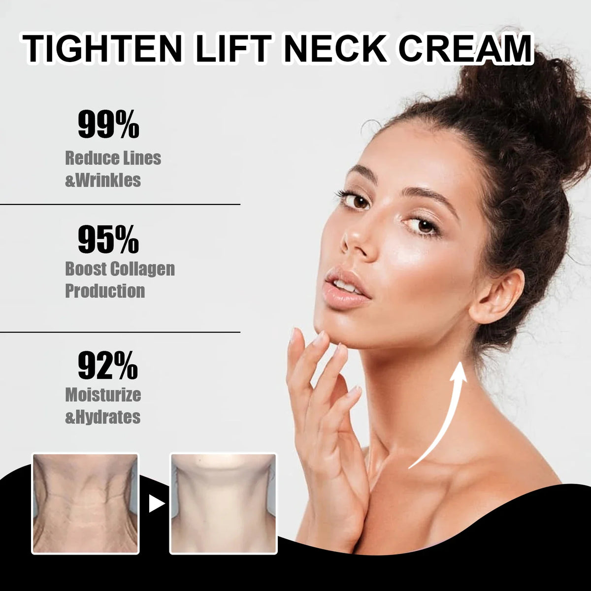 OUHOE Neck Firming & Lifting Cream – Tightening Moisturizer 50g