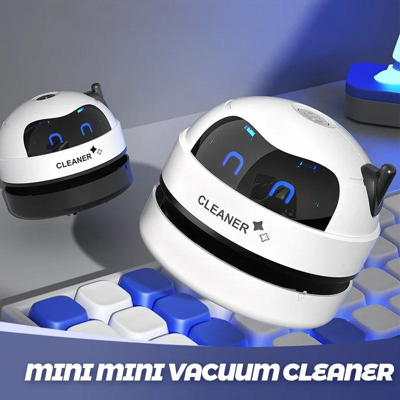 Mini Rechargeable Desktop Vacuum – Keyboard & Desk Cleaner
