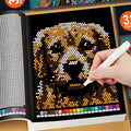 Stress Relief Pixel Art Coloring Book Adults Mystery Mosaic Number 32