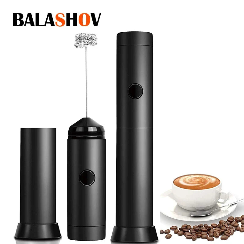 BALASHOV Double Spring Electric Milk Frother – 12000 RPM