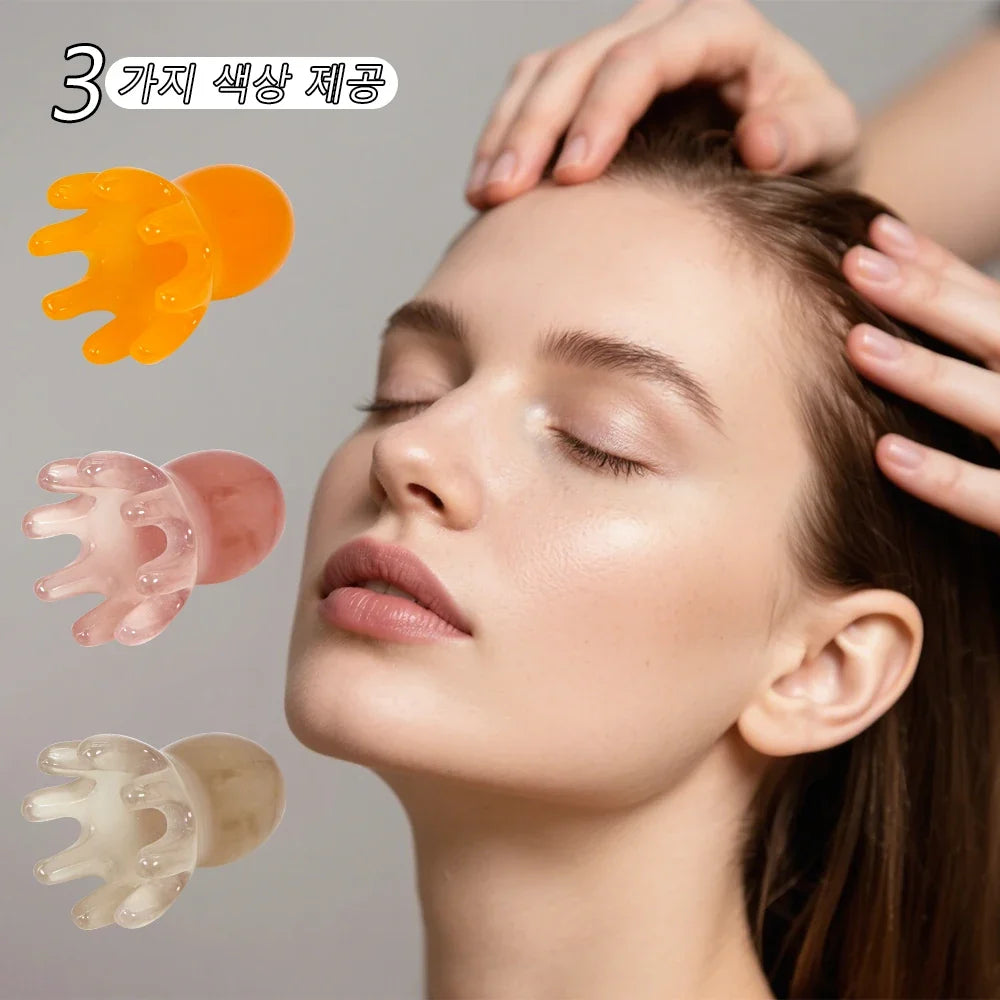 Octopus Scalp Massage Comb – Korean Hair Care Tool
