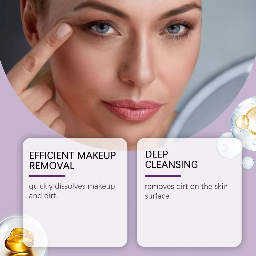 Grape Seed Cleansing Oil – Gentle Makeup Remover, 100ml