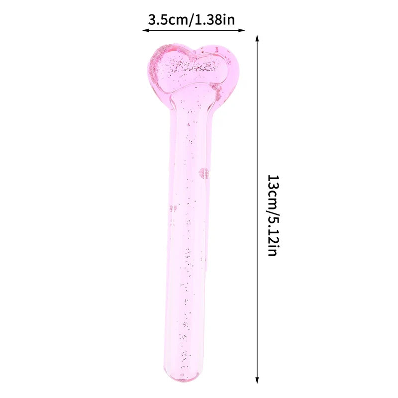 Heart Shape Ice Globe Face Roller & Cooling Eye Massager | XORITA