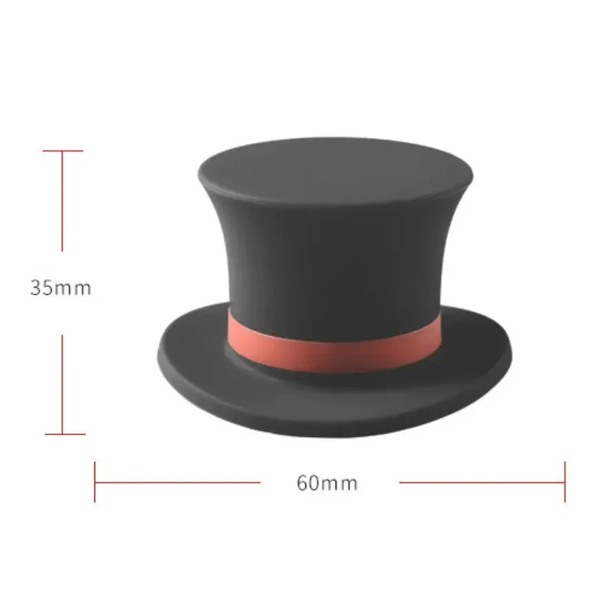 Magic Hat Silicone Wine Bottle Stopper | Fun Top Hat Design