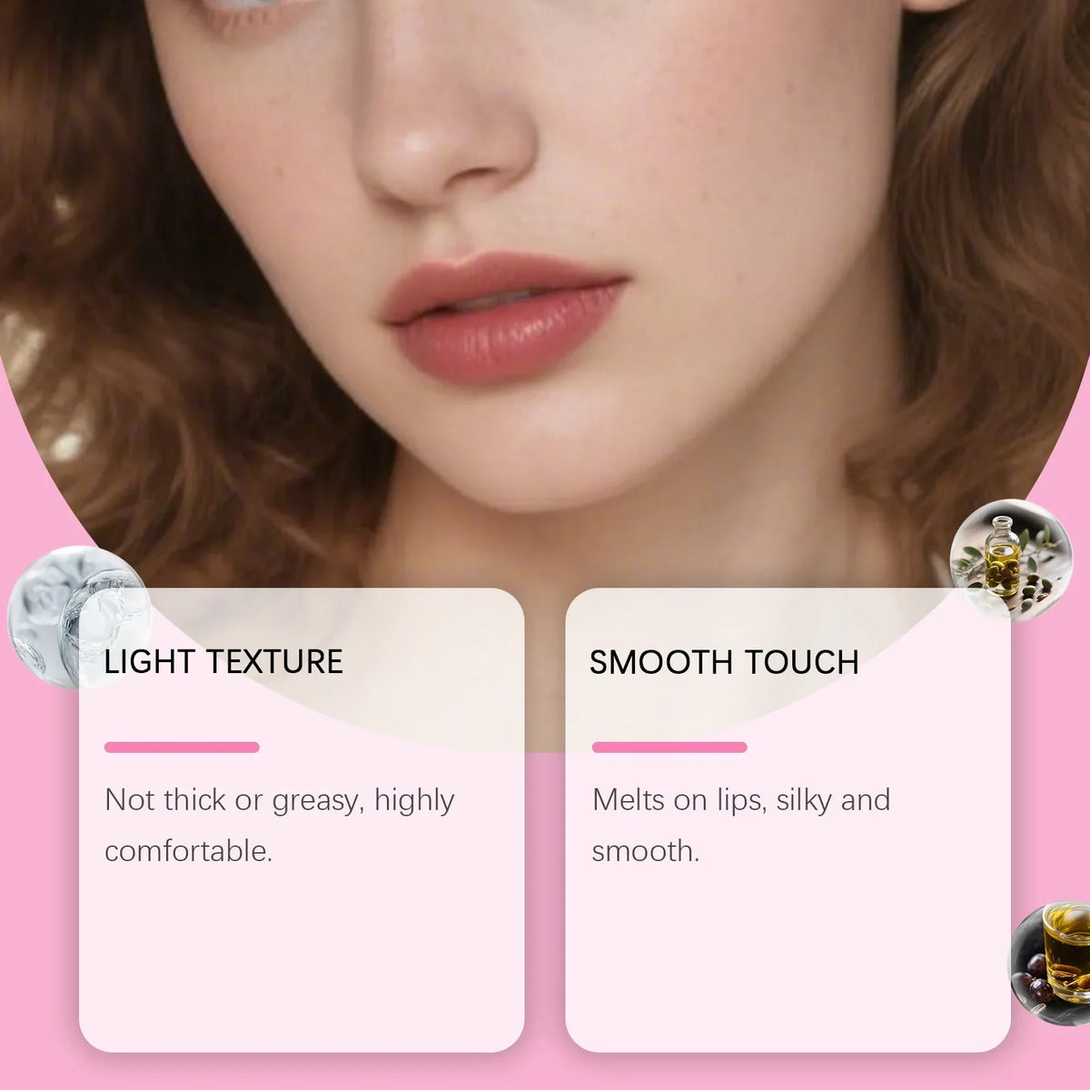 VIARELINE Moisturizing Lip Oil Balm – Healing & Non-Greasy
