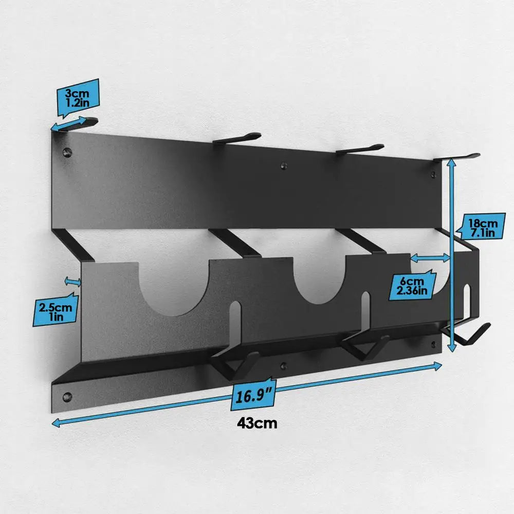 Angle Grinder Holder Metal Rack Stand Storage Wall Mount Bracket Cord