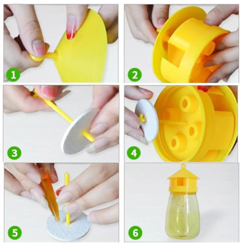 Fruit Fly Trap | Garden & Orchard Insect Catcher | 1–5 Pack