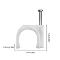 100-Pack Plant Wall Clips – Climbing Plant & Cable Support