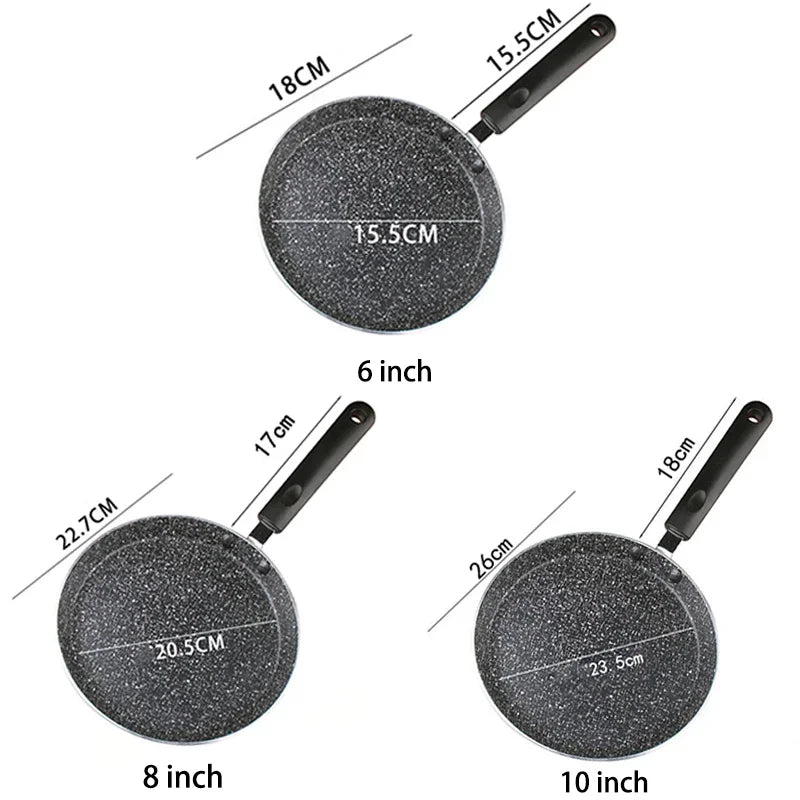KEMORELA Non-Stick Frying Pan 18/22/26cm – Crepe & Egg Pan