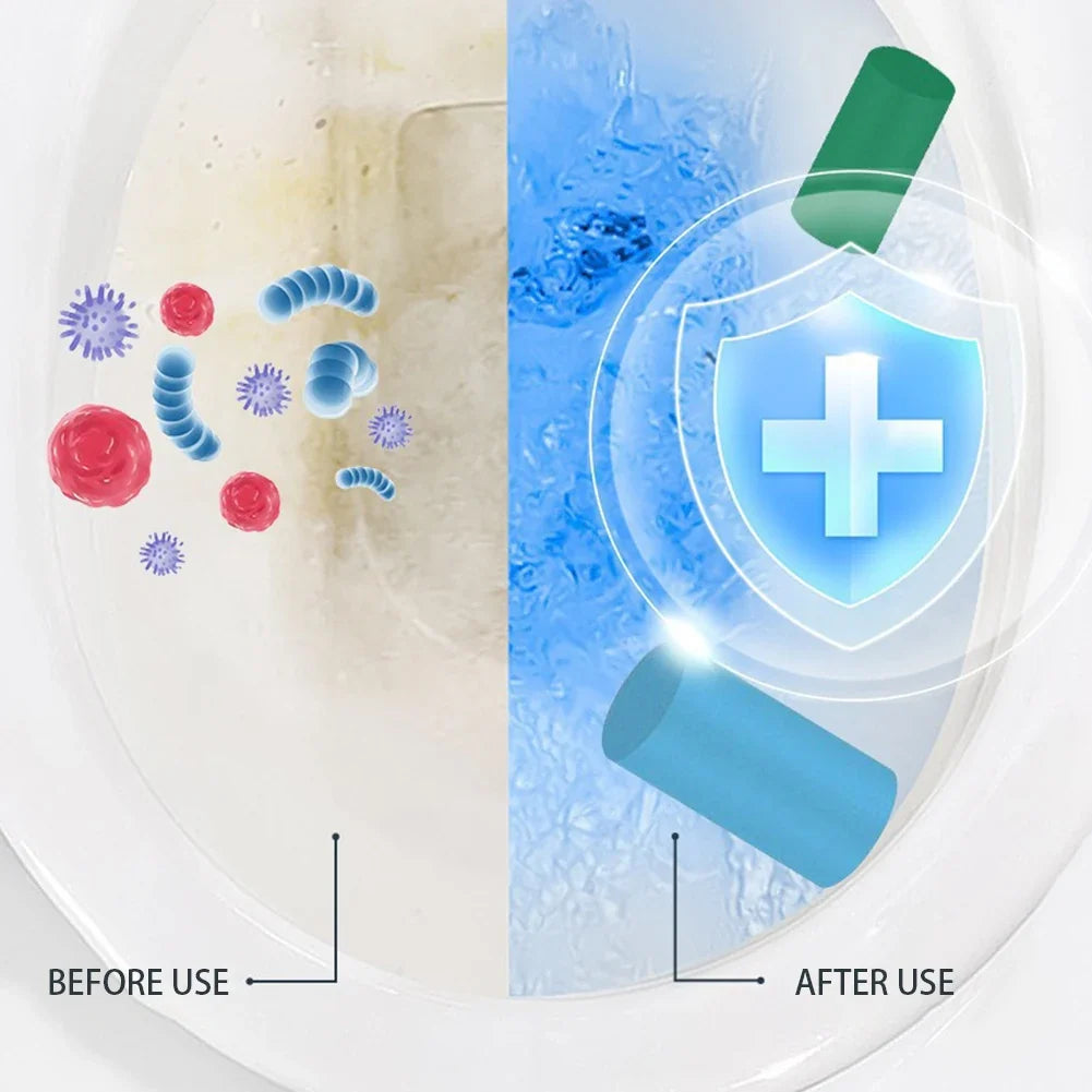 Automatic Toilet Cleaner Gel Sticks – Long-Lasting Bowl Freshener