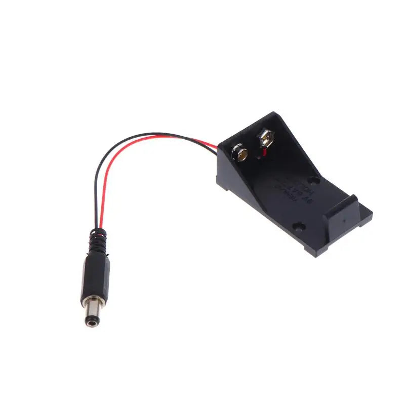 9V Battery Clip Holder Case Box Wire Leads DIY Interface Accessories