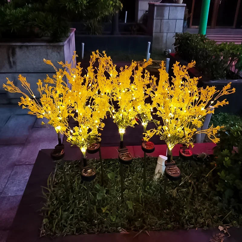Led Solar Rapeseed Landscape Lawn Lights Outdoor Garden Villa