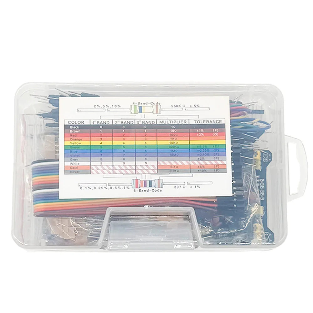400-Hole Breadboard Starter Kit for Arduino UNO R3 – LED & Wires