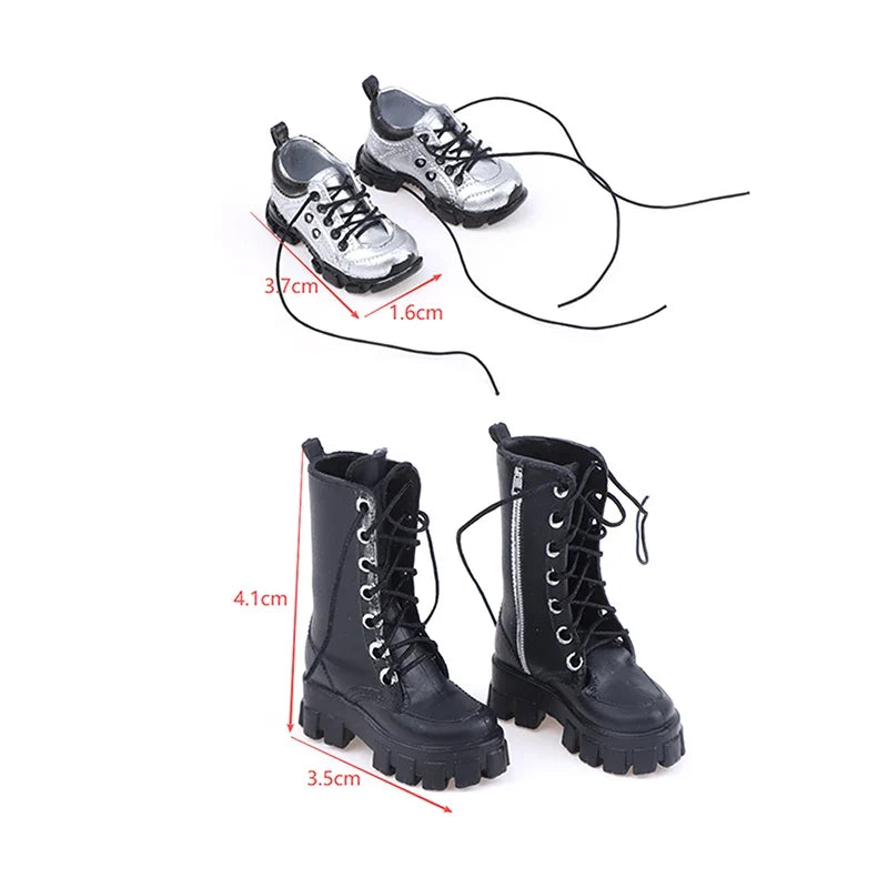 1/6 Scale Doll Sport Shoes Sneakers 3.5cm – DIY Dollhouse Prop
