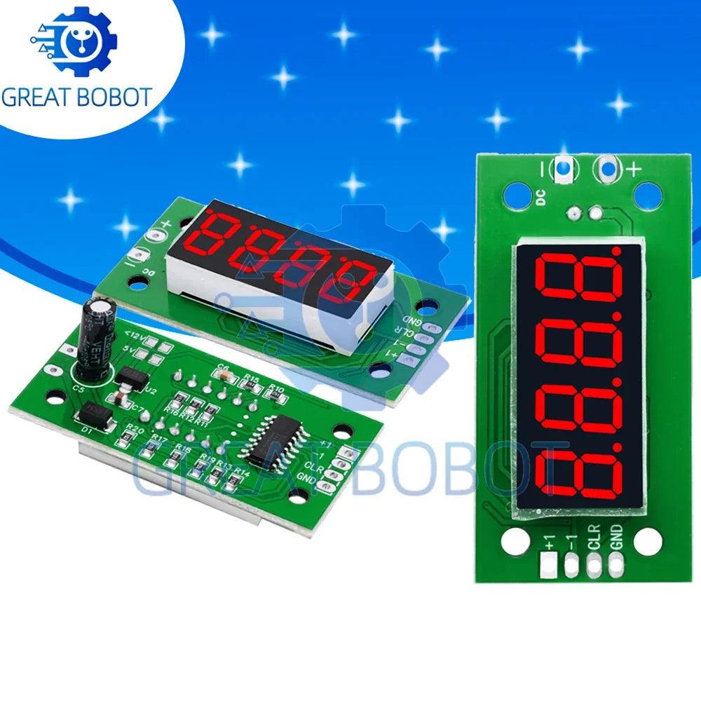 DC 4-25V Digital Counter Module – 0-9999 LED Display