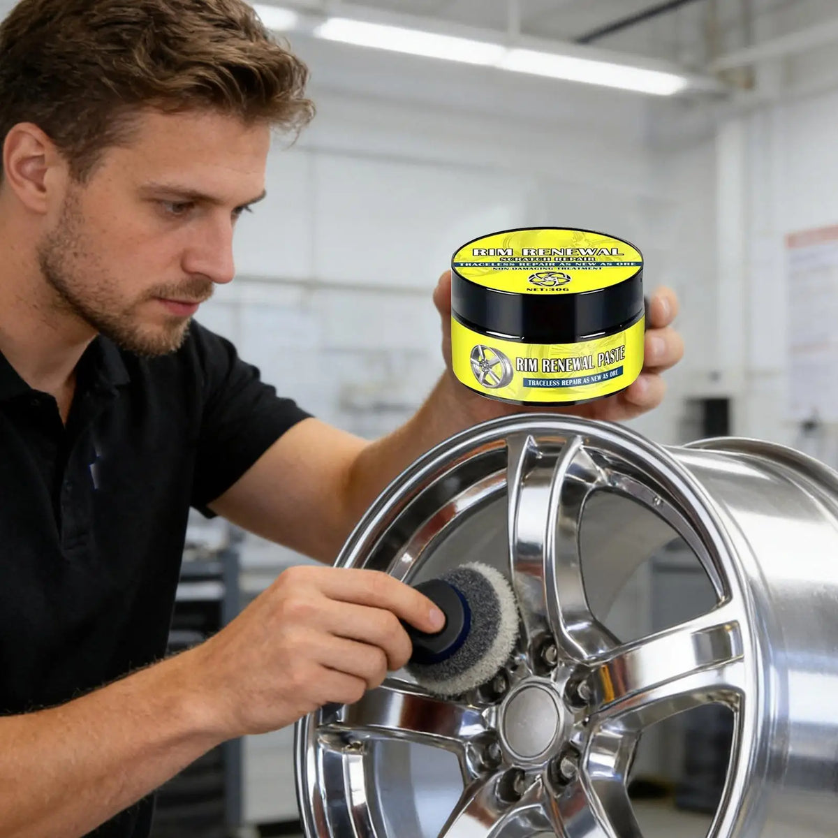 Wheel Hub Scratch Repair & Rim Polishing Paste | Rust Removal