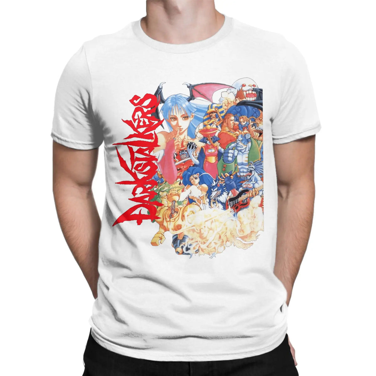 Darkstalkers Men's 100% Cotton Graphic T-Shirt | S–6XL