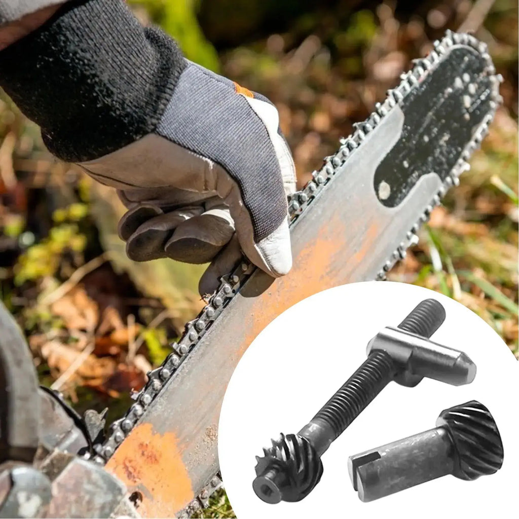Chainsaw Chain Tensioner Screw & Guide Plate Replacement