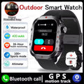 Military Men Smart Watch Bluetooth Call Fitness Clock Heart Monitor
