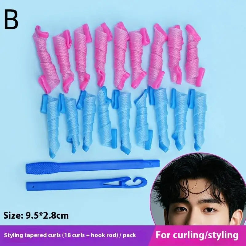 Heatless Water Wave Hair Curler Set 18/28 Pcs – No-Heat Styling