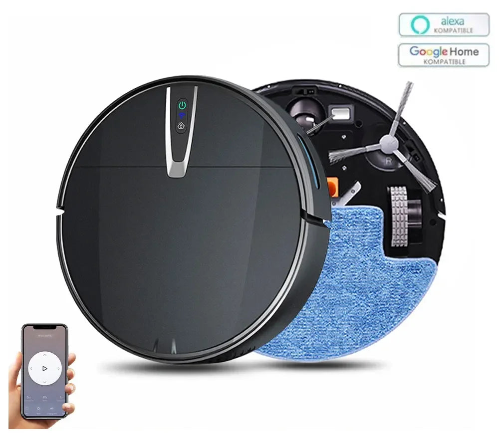 GUOHE V3S Pro Robot Vacuum & Mop | 3800Pa | APP & Voice Control