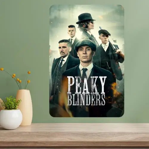 Peaky Blinders Metal Poster Sign – Vintage Aluminum Wall Art
