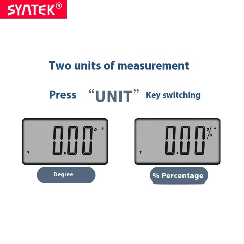 Digital Inclinometer – 360° High-Precision Tilt Level Meter