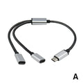 3-in-1 USB-C Hub Splitter | OTG Data Transfer & Charging
