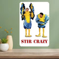 Stir Crazy Movie Metal Poster Sign | Retro Aluminum Wall Art