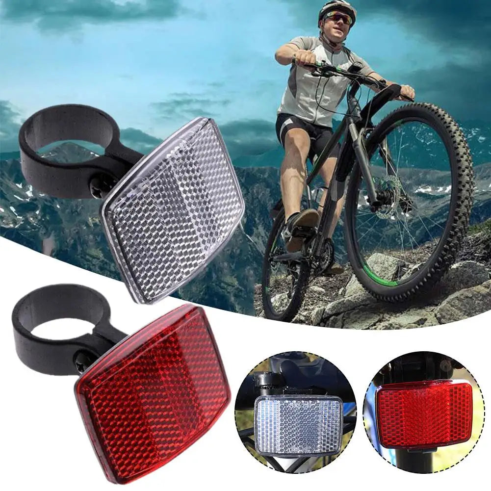 Bike Rear Reflector – ABS Safety Warning Reflector for Bicycles