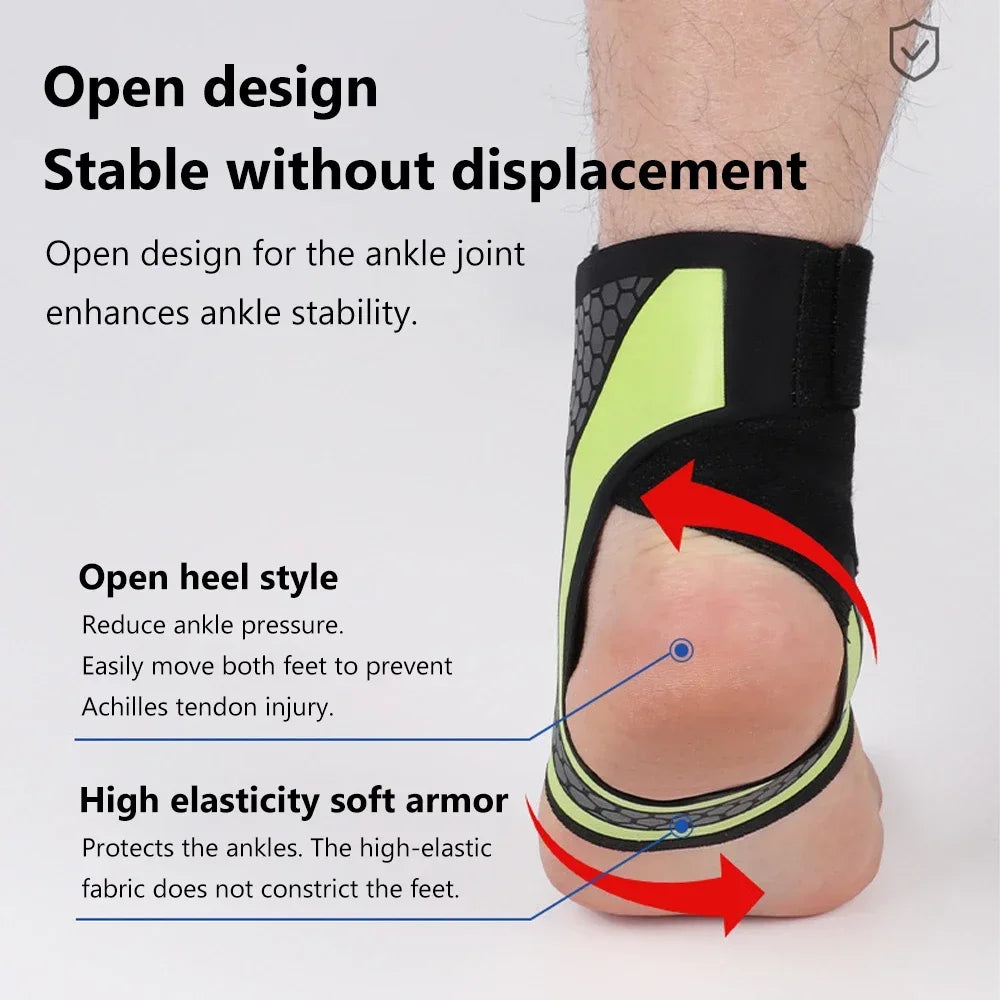 Adjustable Compression Ankle Brace | Sports Support Breathable