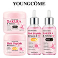 4-Piece Day & Night Skincare Set – Peptide, Vitamin C & Retinol