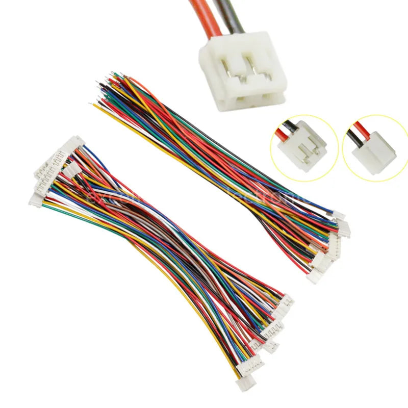 EH Pitch 2 3 4 5 6 7 8 9 10 Pin Female Plug Connector Wire 15 Single