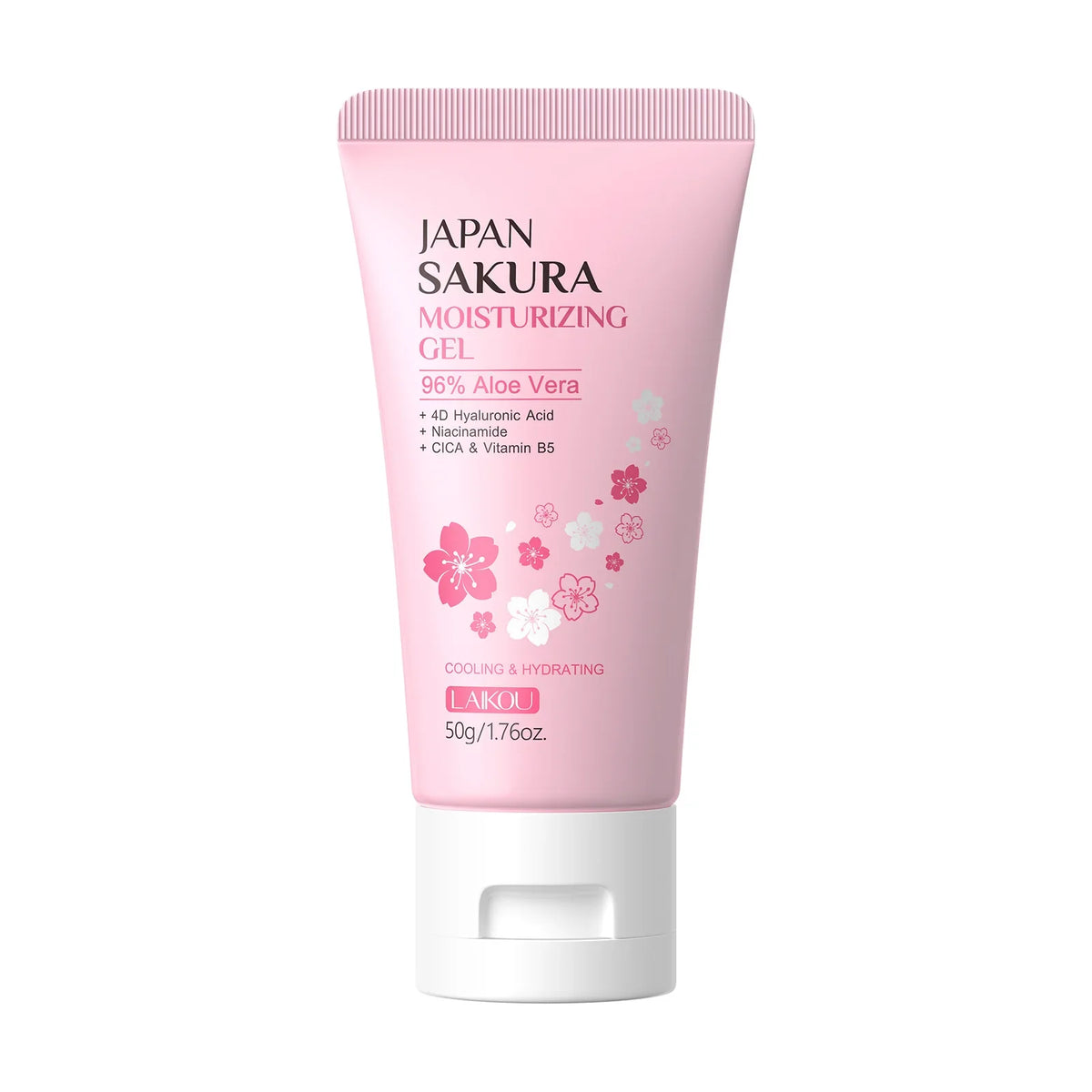 LAIKOU Sakura Gel Cream – Hyaluronic Acid, Niacinamide & CICA